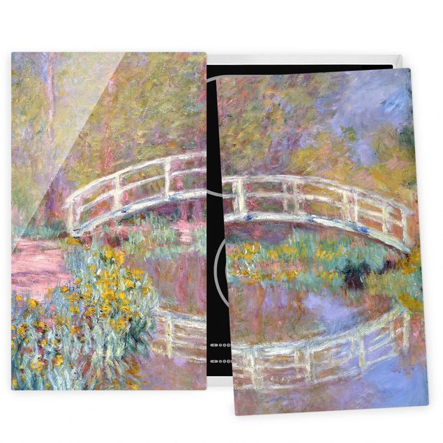 Dekoracja do kuchni Claude Monet - Most Moneta w ogrodzie