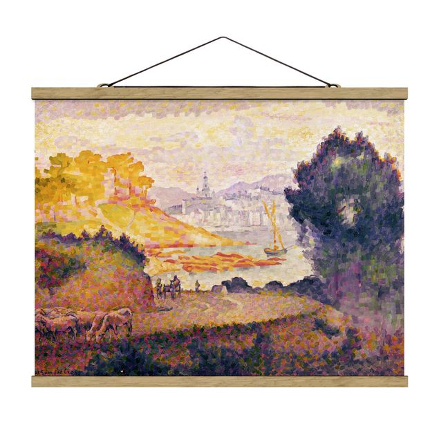 Obrazy na ścianę krajobrazy Henri Edmond Cross - Widok na Menton