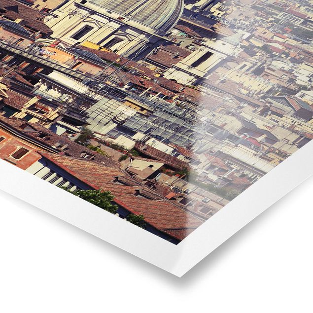 Plakaty architektura Dachy Rzymu