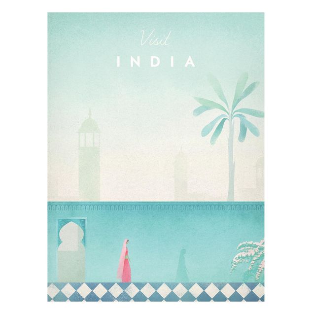 Dekoracja do kuchni Plakat podróżniczy - Indie