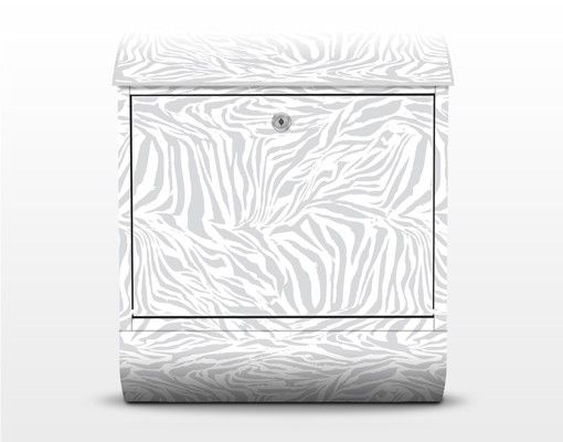 Skrzynka na listy - Zebra Design Jasnoszary