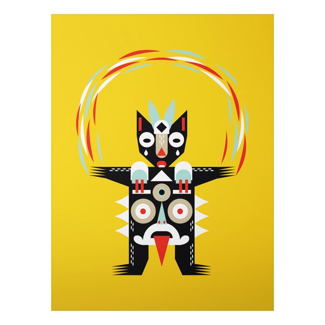 Obrazy nowoczesny Kolaż Etno Potwór - Żongler