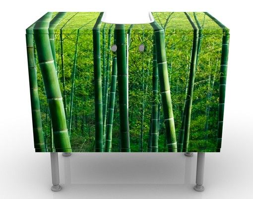 Szafka pod umywalkę - Las bambusowy Nr 2