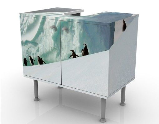 Szafka pod umywalkę - Pingwiny arktyczne