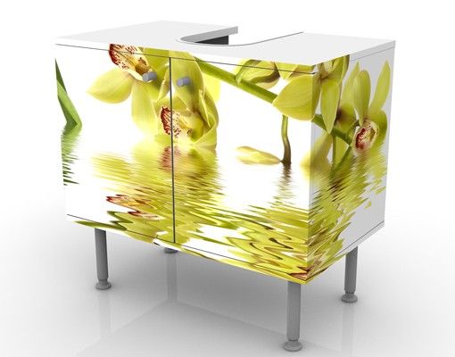 Szafka pod umywalkę - Eleganckie wody orchidei