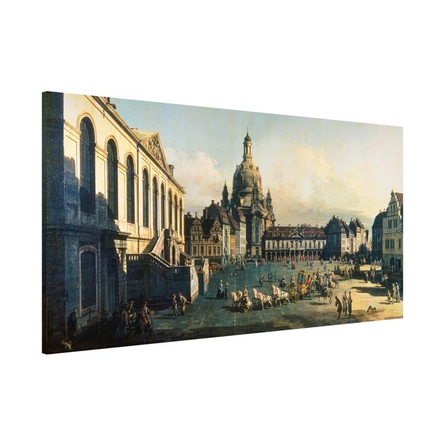 Obrazy barok Bernardo Bellotto - Nowy Rynek w Dreźnie