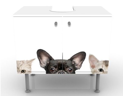 Szafka pod umywalkę - Koty z psimi oczami