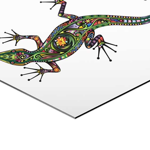 Obrazy Wzór gekona