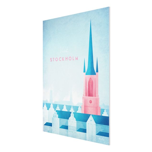 Obrazy vintage Plakat podróżniczy - Sztokholm