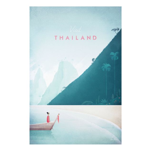 Nowoczesne obrazy do salonu Plakat podróżniczy - Tajlandia