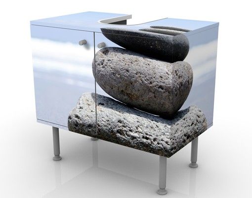Szafka pod umywalkę - Kamienie piasku