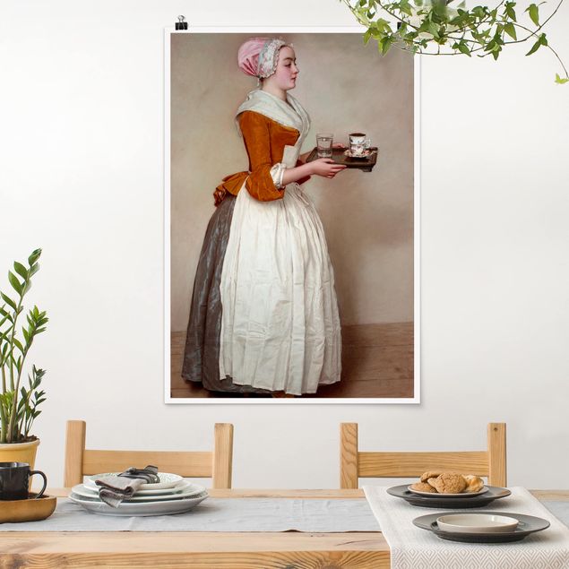 Dekoracja do kuchni Jean Etienne Liotard - Dziewczyna z czekolady