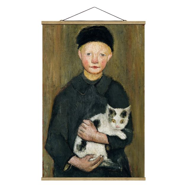Obrazy nowoczesne Paula Modersohn-Becker - Chłopiec z kotem