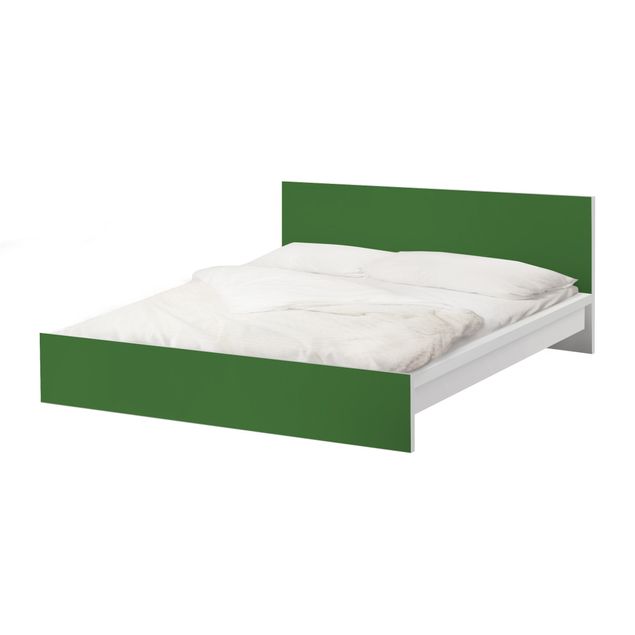 Okleina meblowa IKEA - Malm łóżko 180x200cm - Kolor ciemnozielony