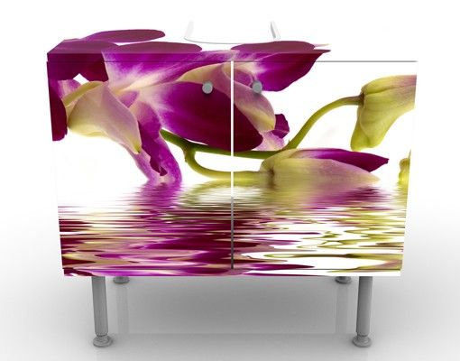 Szafka pod umywalkę - Wody różowej orchidei