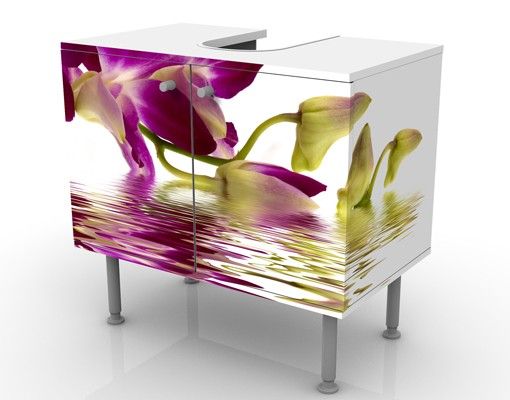Szafka pod umywalkę - Wody różowej orchidei