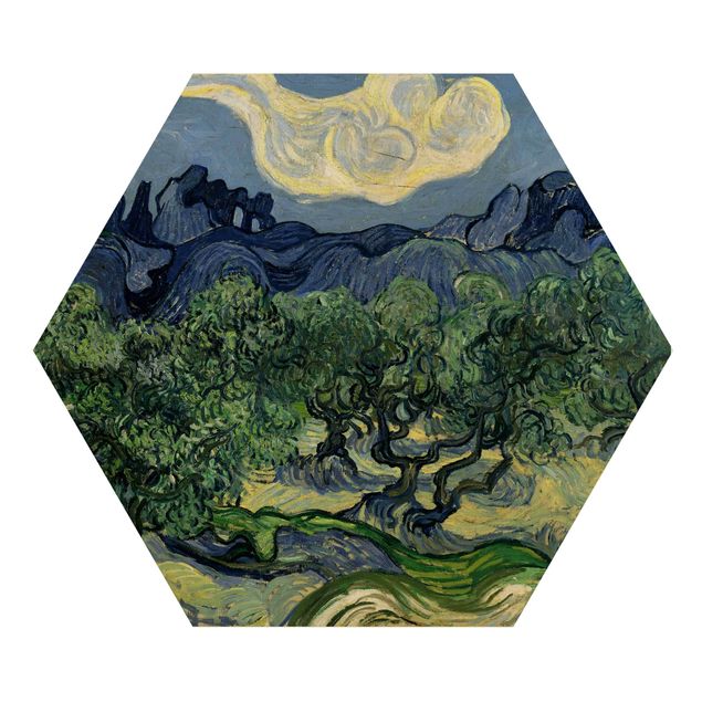 Obrazy Vincent van Gogh - Drzewa oliwne