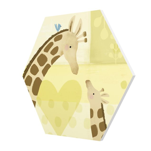 Obrazy miłość Mama i ja - Żyrafy