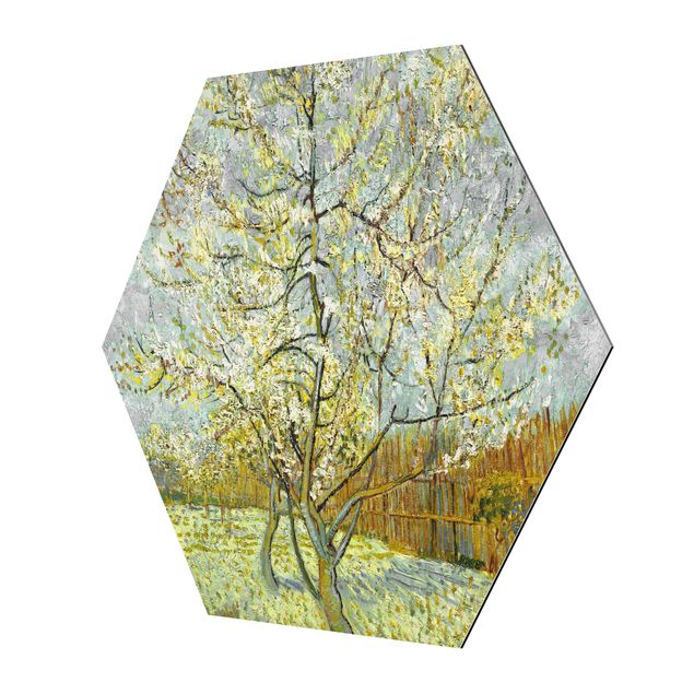 Obrazy na ścianę krajobrazy Vincent van Gogh - Różowe drzewo brzoskwiniowe