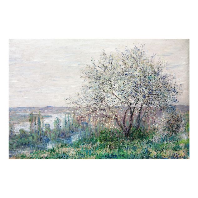 Panele szklane do kuchni Claude Monet - wiosenny nastrój