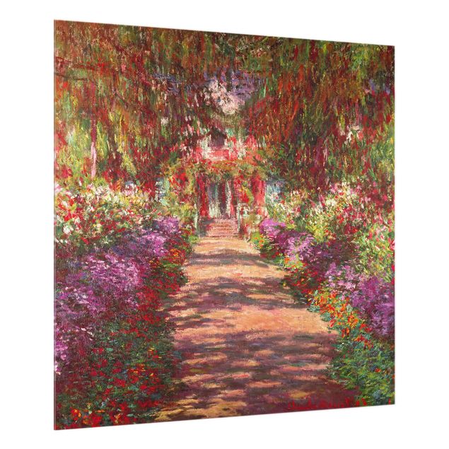 Monet obrazy Claude Monet - Ścieżka w ogrodzie Moneta w Giverny