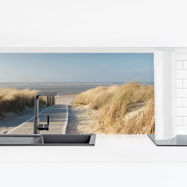 Panel ścienny do kuchni - Plaża nad Morzem Bałtyckim