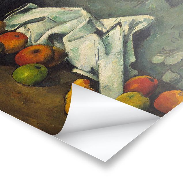 Artystyczne obrazy Paul Cézanne - Puszka na mleko i jabłka