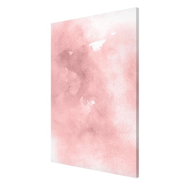 Obrazy nowoczesne Akwarela Tekstura Różowa wata cukrowa