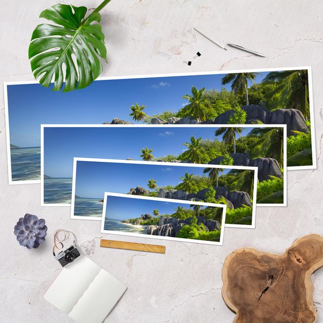 Obrazy z motywem kwiatowym Dream Beach Seychelles