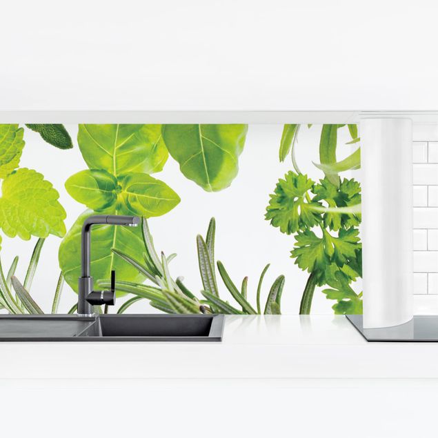 Panel ścienny do kuchni - Różne zioła