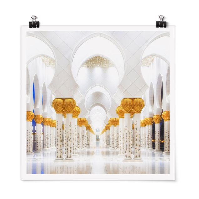 Obrazy duchowość Meczet w złocie