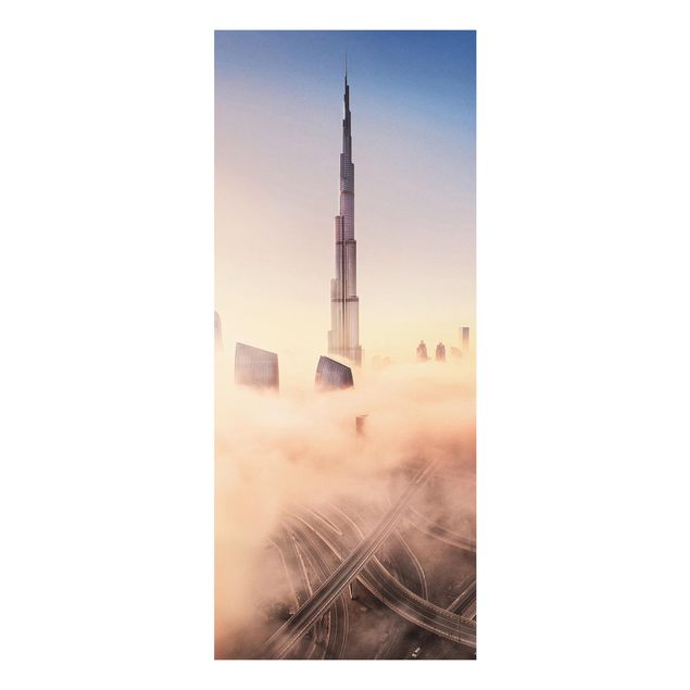 Dekoracja do kuchni Niebiańska panorama Dubaju