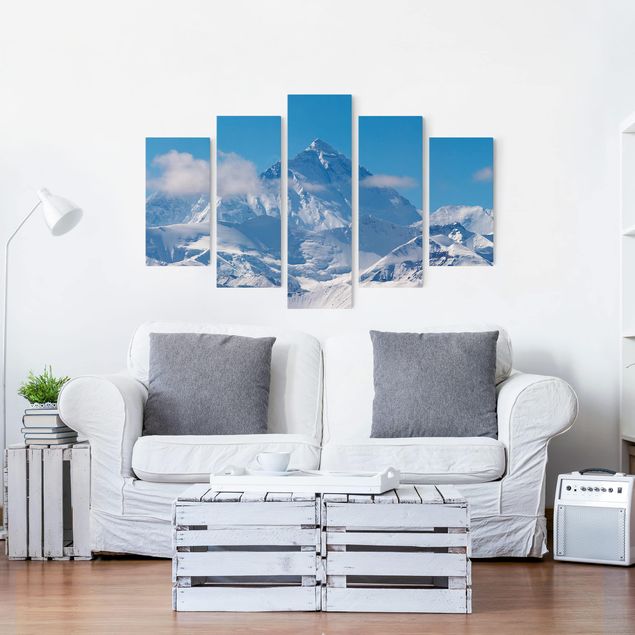 Obrazy do salonu nowoczesne Mount Everest