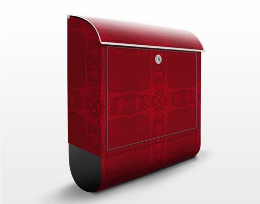 Skrzynka pocztowa Ozdoba w kształcie czerwonego orientu