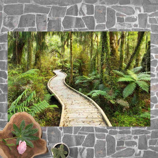 dywan ogrodowy Ścieżka w dżungli