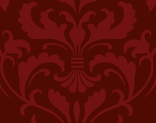 Skrzynka na listy - Czerwony barok francuski