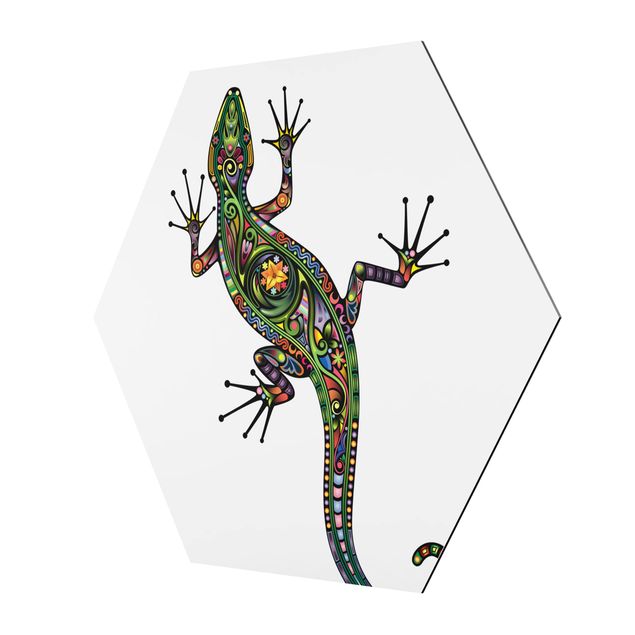 Mandala obraz Wzór gekona