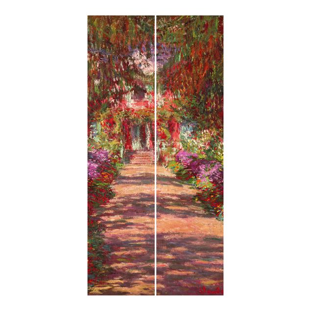 Tekstylia domowe Claude Monet - Ścieżka w ogrodzie Moneta w Giverny