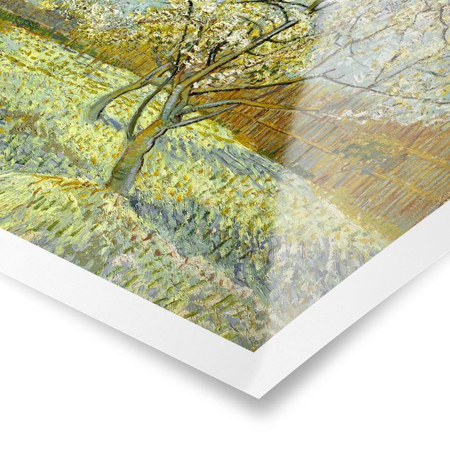 Obrazy krajobraz Vincent van Gogh - Różowe drzewo brzoskwiniowe
