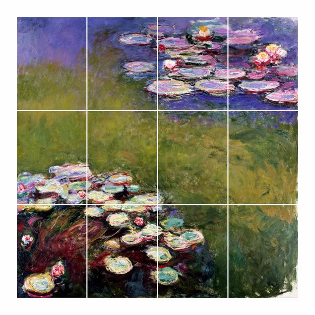 Naklejki na płytki Claude Monet - Lilie wodne