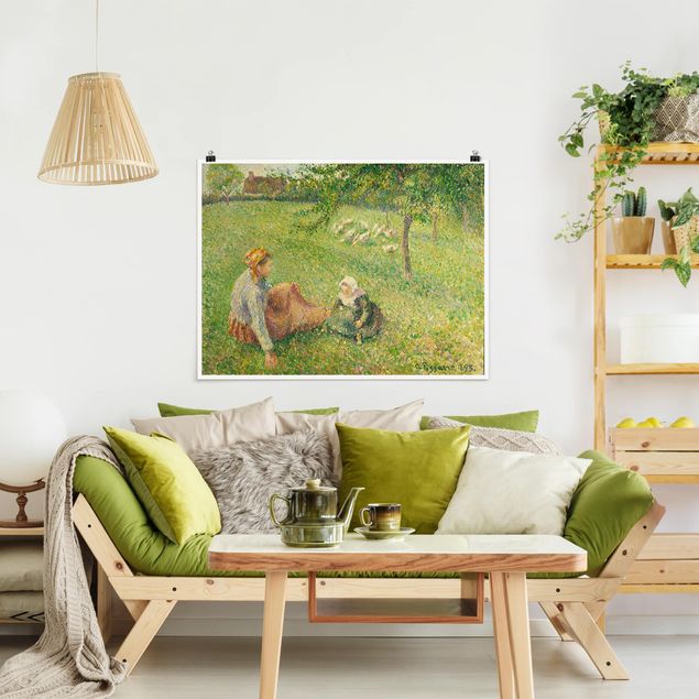 Dekoracja do kuchni Camille Pissarro - Pasterz gęsi