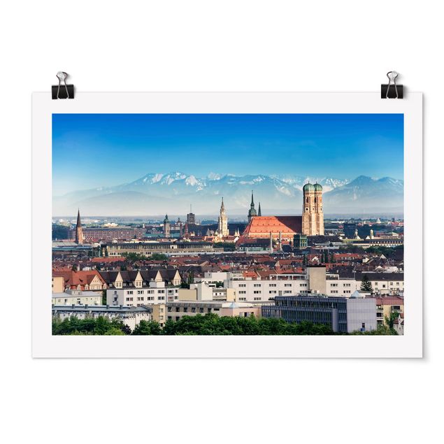 Obraz z niebieskim Monachium