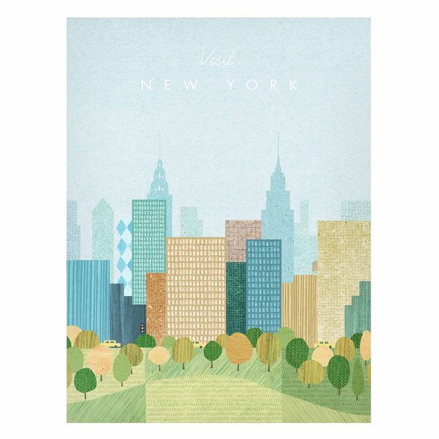 Obrazy do salonu Plakat podróżniczy - Nowy Jork Jesień