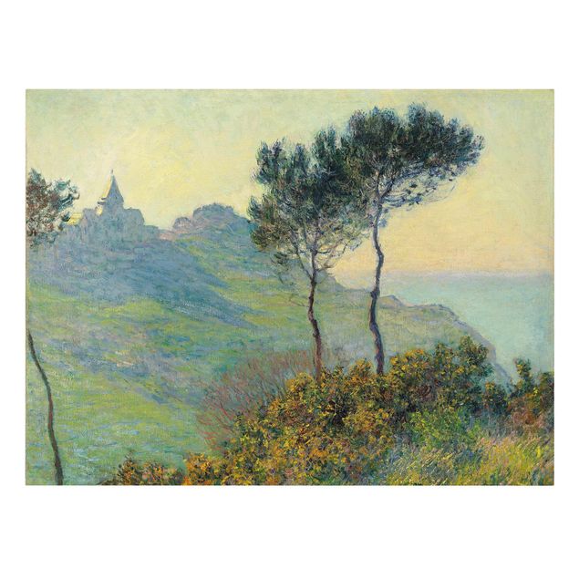 Góry obraz Claude Monet - Wieczorne słońce w Varengeville