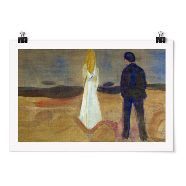Nowoczesne obrazy Edvard Munch - Dwoje ludzi