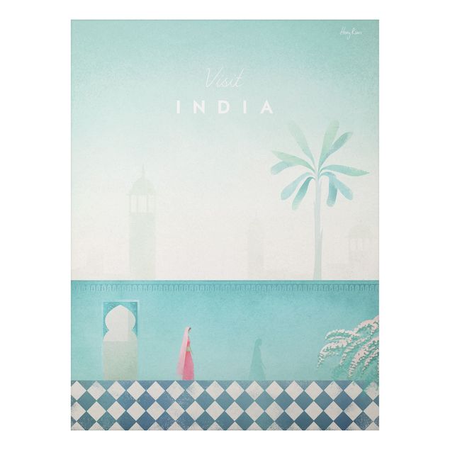 Dekoracja do kuchni Plakat podróżniczy - Indie
