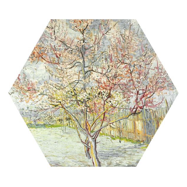 Drzewo obraz Vincent van Gogh - Kwitnące drzewa brzoskwiniowe