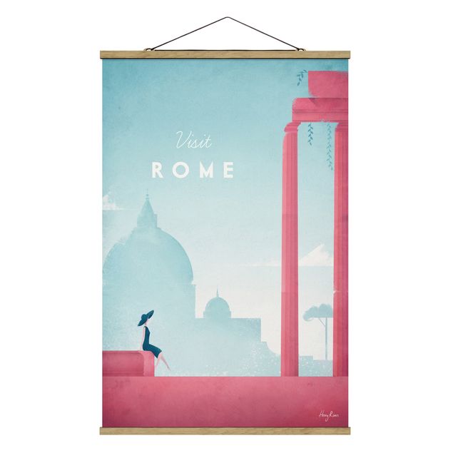 Obrazy vintage Plakat podróżniczy - Rzym