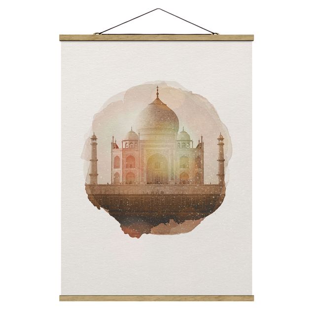 Architektura obrazy Akwarele - Tadż Mahal