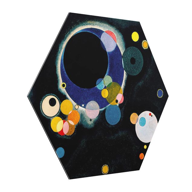 Obrazy abstrakcja Wassily Kandinsky - Szkicowanie okręgów